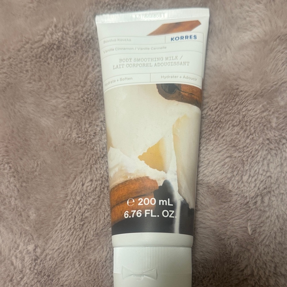 Korres Vanilla Cinnamon Body Smoothing Milk - White and Brown